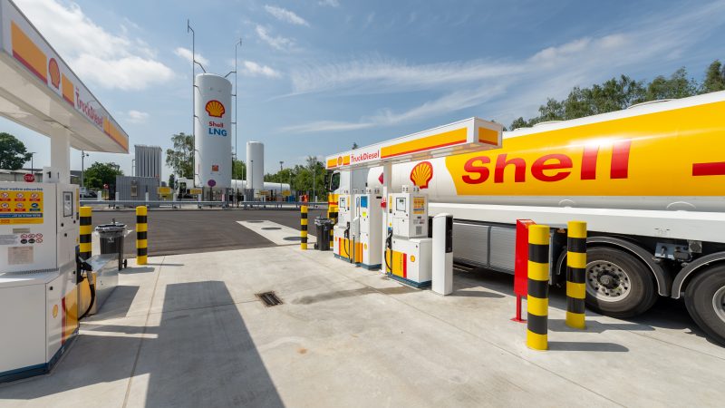 Shell, tankstation, LNG, Herstal