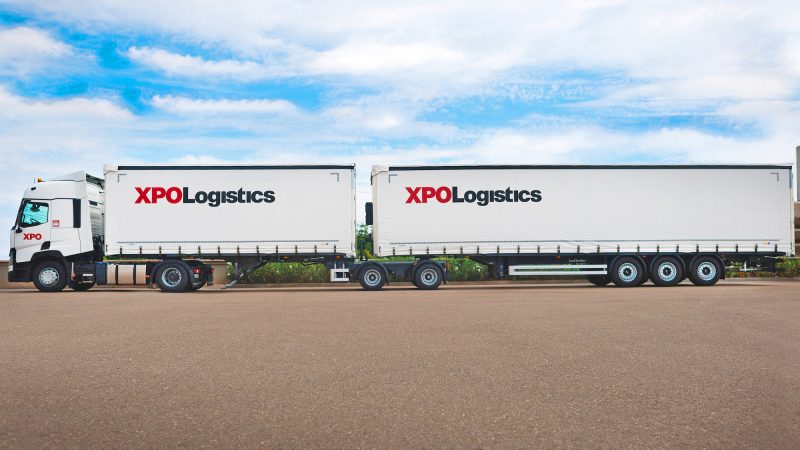 XPO Logistics truck vrachtwagen 16 LZV ecocombi