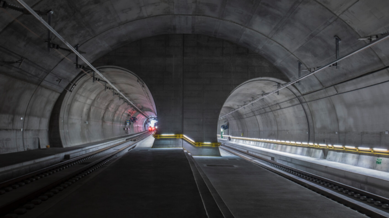 Ceneri tunnel, Zwitserland, spoortunnel