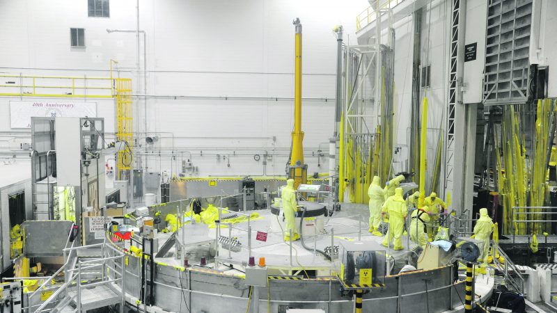 Test reactor maintenance