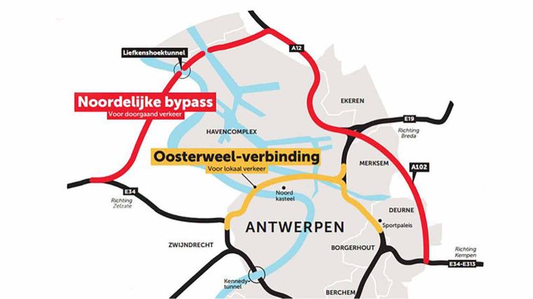 verkiezen cafe stam Werken Oosterweelverbinding Antwerpen kunnen van start | NT