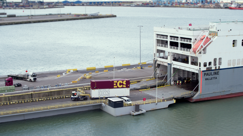 Credits ECS, ferry, VK-vervoer