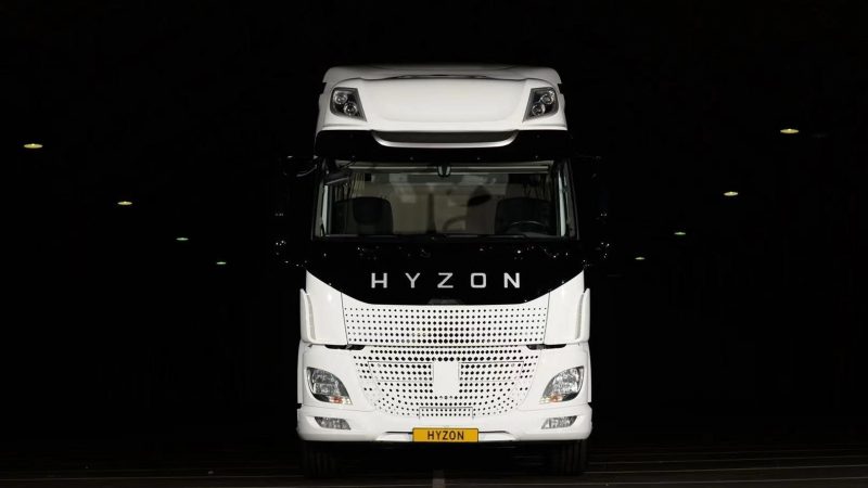 hyzon truck waterstof