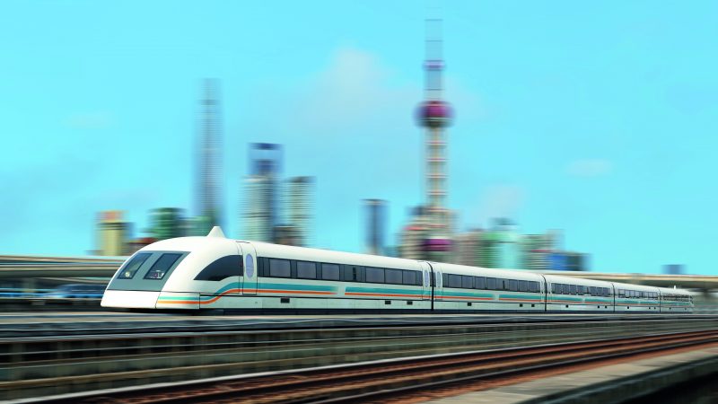 Shanghai,Maglev,Train, magneetzweeftrein