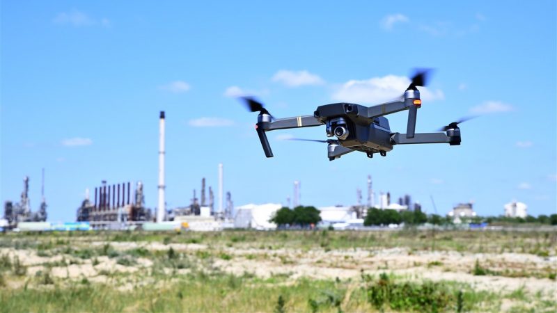 Drone haven- en industrieterrein Moerdijk