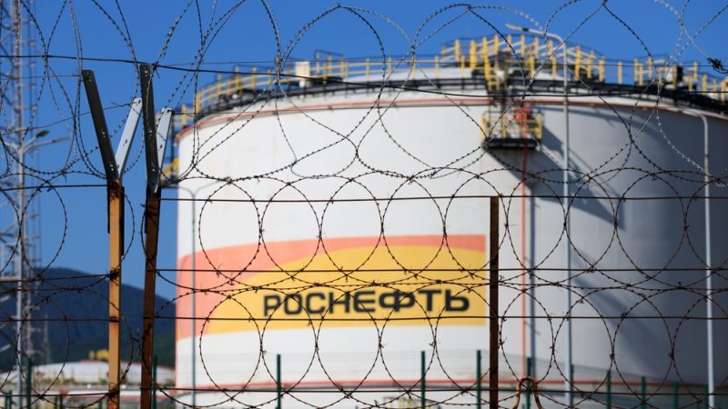 Rosneft olieopslag Rusland