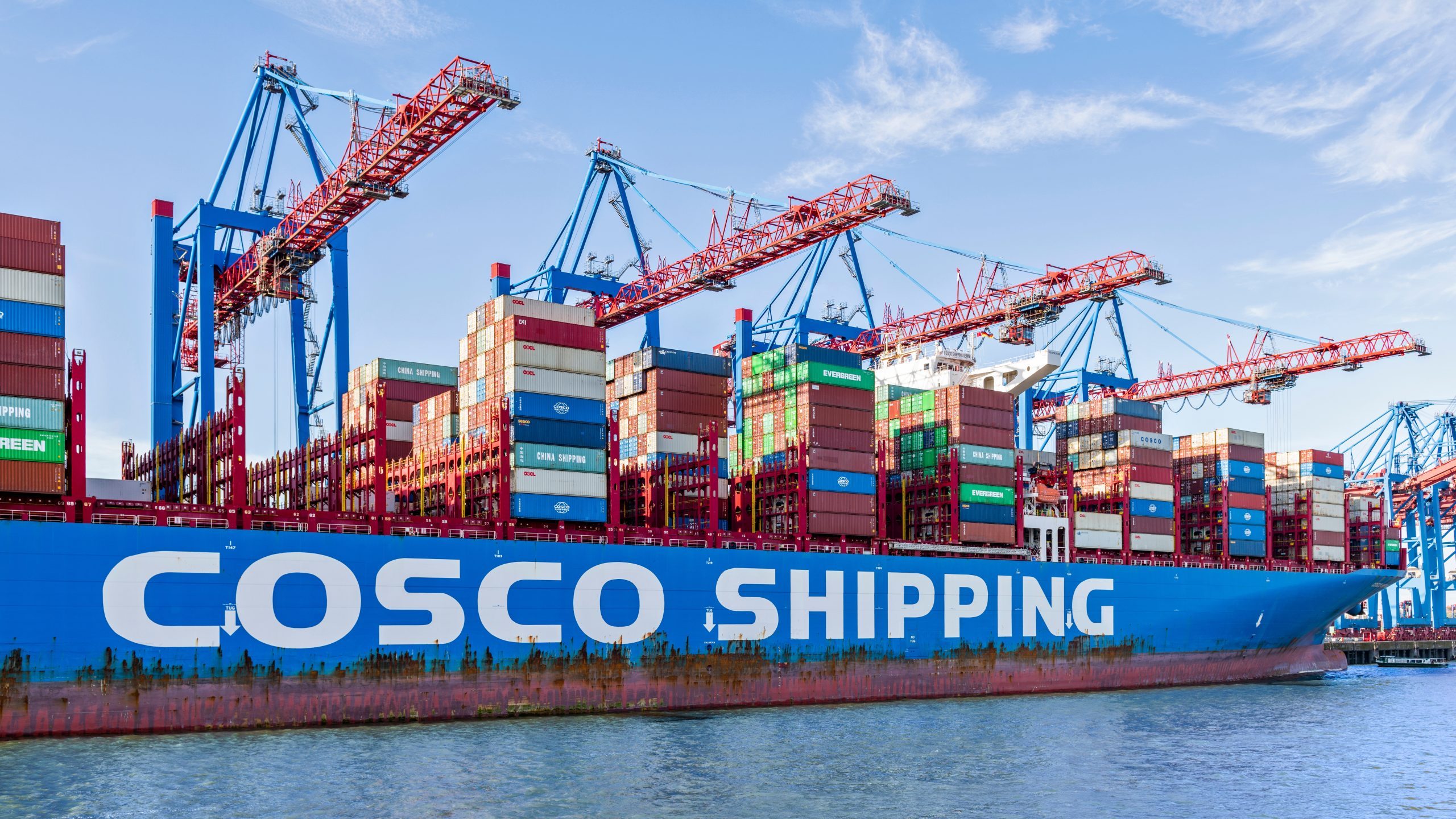 Cosco wird offizieller Gesellschafter des Containerterminals in Hamburg