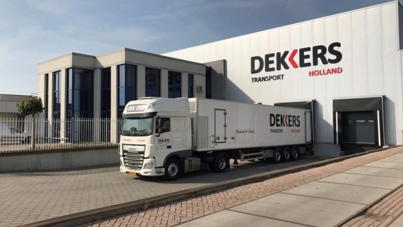 Vrachtwagen van Dekkers Transport Holland